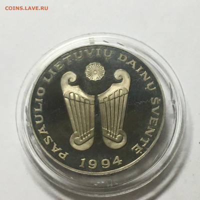 Литва 10 лит 1994г "Фестиваль песни" - image-27-08-20-09-26
