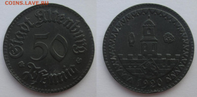 Нотгельды Германии. Обзорная тема. - 50 пф. 1920г. Альтенбург.JPG