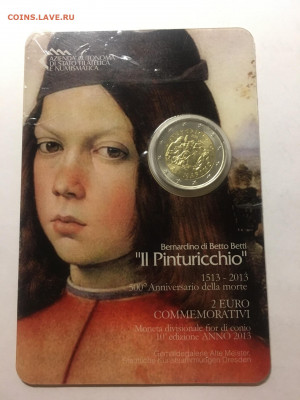 Сан-Марино 2013г 2 Евро "Пинтуриккьо" блистер - image-28-08-20-08-00-1
