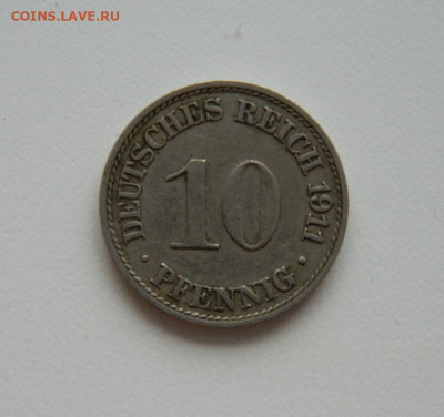 Германия 10 пфеннигов 1911 г.  "А". до 03.09.20 - DSCN0923.JPG
