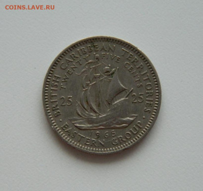 Восточные Карибы 25 центов 1965 г. (Парусник) до 03.09.20 - DSCN0940.JPG