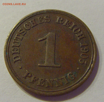 1 пфенниг 1905 F Германия №1 04.09.2020 22:00 МСК - CIMG3566.JPG