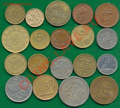 Иностранные монеты разные наборами и поштучно - 2 - С10 2