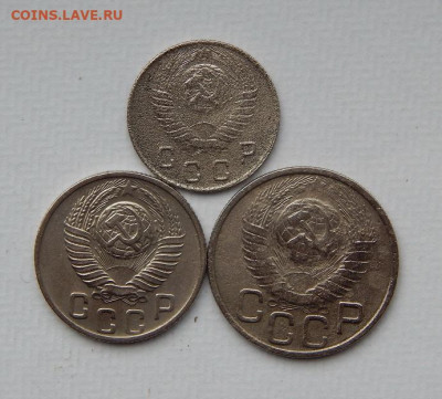 10,15,20 копеек 1946-1948 годов (6 шт) - DSCN9885.JPG