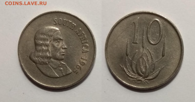 ЮАР 10 центов 1965 г SOUTH AFRICA - 1.09 22:00 мск - IMG_20200329_101417