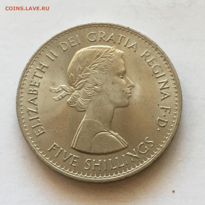 Великобритания 1960г 5 шиллингов "Выставка" - image-30-08-20-04-59