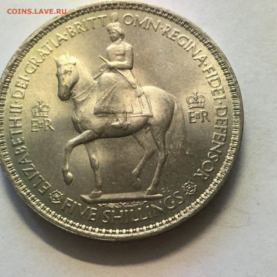 Великобритания 1953г 5 шиллингов "Коронация" - image-30-08-20-05-29-1