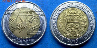 Перу - 2 соля 2019 года (БИМ) до 5.09 - Перу 2 соля, 2019