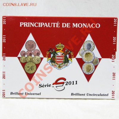 2 евро 2011 Свадьба принца Альберта и Шарлин - monaco2011