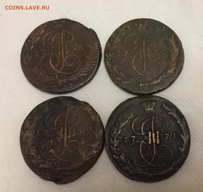 5 копеек 4 шт 1766, 1771,1773,1776 ЕМ до 03.09 в 22:00 - 0ECA2860-34C5-4956-BB52-262E363F795E