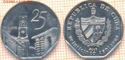 Куба 25 сентаво 2008 г., до 7.09.2020 г. 22.00 по Москве - Куба 25 сентаво 2008 1573