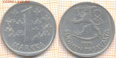 Финляндия 1 марка 1976 г., до  7.09.2020 г. 22.00 по Москве - Финляндия 1 марка 1976 1470