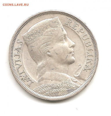 Латвия.5 лат1931     04.09 - 111 031