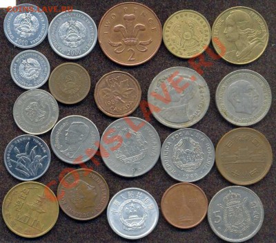 Иностранные монеты разные наборами и поштучно - 2 - С5 1а