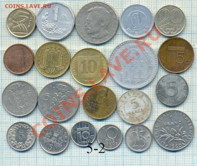 Иностранные монеты разные наборами и поштучно - 2 - С5 2