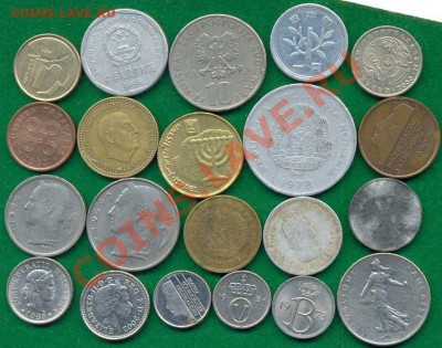 Иностранные монеты разные наборами и поштучно - 2 - С5 2а