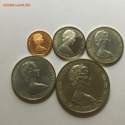 Виргинские острова 1973 год Годовой набор 5 монет - image-02-09-20-08-17