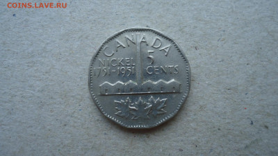 КАНАДА 5 ЦЕНТОВ 1951 ЮБИЛЕЙНАЯ - DSC09754.JPG