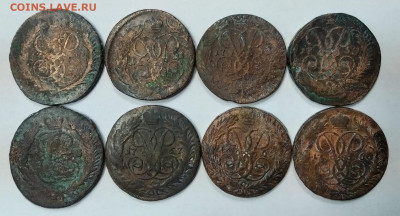 2 копейки 1757-1762 гг . Оценка. - 2