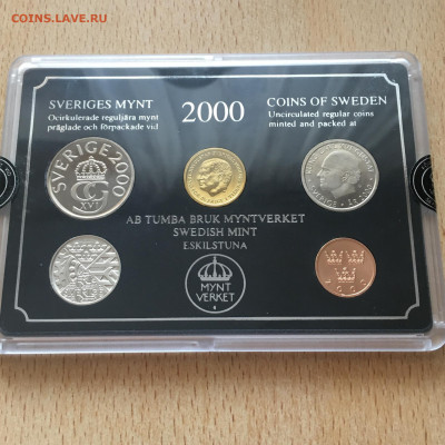 Швеция 2000 год годовой набор 5 монет - image-09-08-20-10-31-3