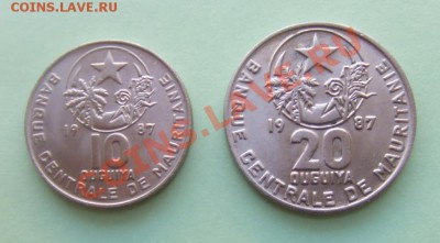Мавритания 10 угуйя и 20 угуйя до 19.09.2011 (22.30 мск) - Мавритания А