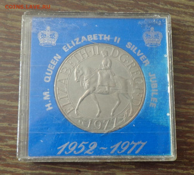 АНГЛИЯ - Крона СЕРЕБРЯНЫЙ ЮБИЛЕЙ в родной кор. 11.09, 22.00 - Англия Серебряный юбилей королевы_1