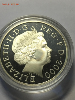 Великобритания 5 фунтов 2000г "Королева-Матерь"" - image-10-08-20-06-36