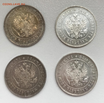1 марка 1865, 1866, 1907-1915, 2 марки 1907, 1908 au-unc - 9D8AE446-DBB9-4524-A0EB-20653D413A80