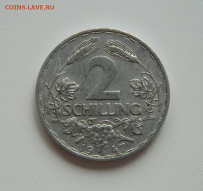 Австрия 2 шиллинга 1947 г. до 10.09.20 - DSCN0849.JPG