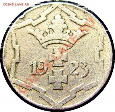 C71 10 пфеннигов Данциг 1923 до 21.09 в 22°° - C71 10 pf Danzig_2
