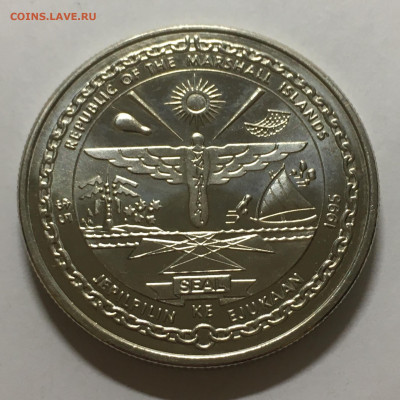 Маршалловы острова 1995г 5$ "Мэрилин Монро" - image-05-09-20-09-10