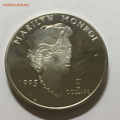 Маршалловы острова 1995г 5$ "Мэрилин Монро" - image-05-09-20-09-10-1