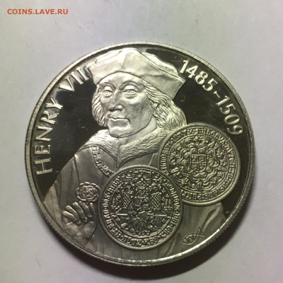 Фолклендские острова 2001г 50 пенсов "Генрих VII" - image-05-09-20-09-26-3