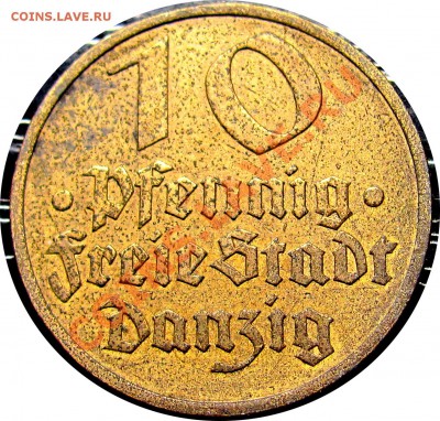C72 10 пфеннигов Данциг 1932 до 21.09 в 22°° - C72 10 pf Danzig 1932_1