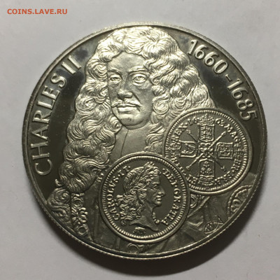 Фолклендские острова 2001г 50 пенсов "Карл II" - image-05-09-20-09-26-1