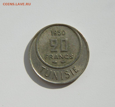 Французский Тунис 20 франков 1950 г. до 10.09.20 - DSCN1114.JPG