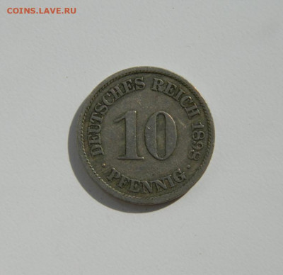Германия 10 пфеннигов 1898 г. "А". до 10.09.20 - DSCN1122.JPG
