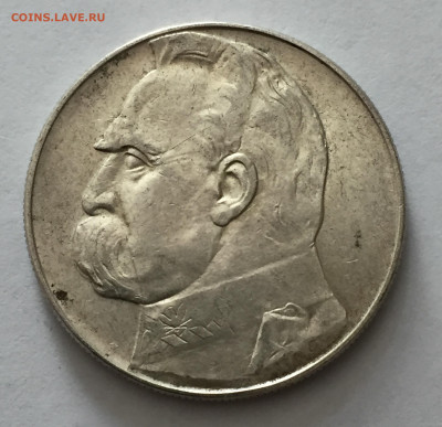 10 злотых 1937 Пилсудский - IMG_5216.JPG
