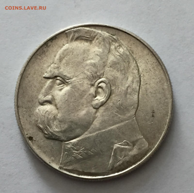 10 злотых 1937 Пилсудский - IMG_5215.JPG