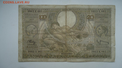 БЕЛЬГИЯ 100 ФРАНКОВ 1938 - DSC09832.JPG