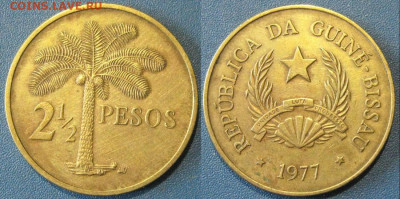2 песо 1977 год До 10-09 В22-00 мск - гвине  2 песо