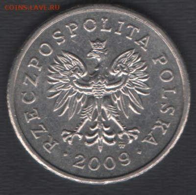 Польша 20 грошей 2009 до 11.09.2020 21.00 мск - Польша 20грошей09 а