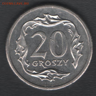 Польша 20 грошей 2009 до 11.09.2020 21.00 мск - Польша 20грошей09 р