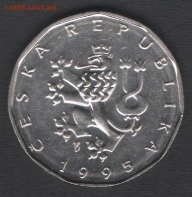 Чехия 2 кроны 1995 до 11.09.2020 21.00 мск - Чехия 2кроны95 а