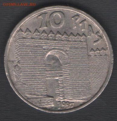 Испания 10 песет 1997 до 11.09.2020 21.00 мск - Испания 10песет97 Сенека р