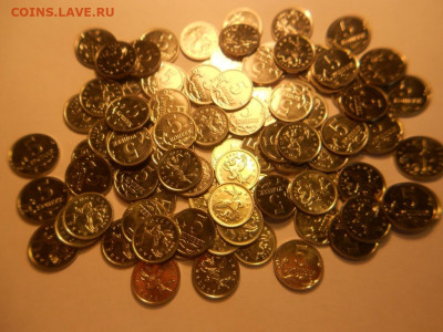 5 к. 2008м ГАЛЬВАНИКА 82 штуки - 130920 009