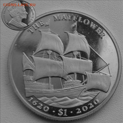 Монеты с Корабликами - 1.2020 Мейфлауэр