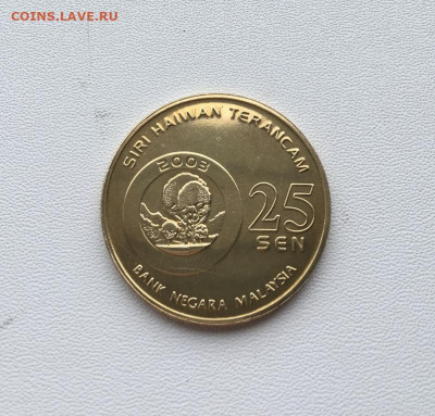 Малайзия 25 сенов сен 2003 Вымирающие виды Индийский замбар - malajzija_25_senov_sen_2003_vymirajushchie_vidy_indijskij_zambar_zhivotnye_fauna (1)