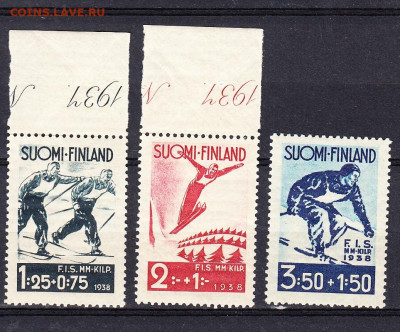 Финляндия 1938 3м** спорт до 16 09 - 22