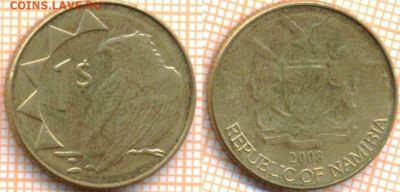 Намибия 1 доллар 2008 г., до 17.09.2020 г. 22.00 по Москве - Намибия 1 доллар 2008 1511